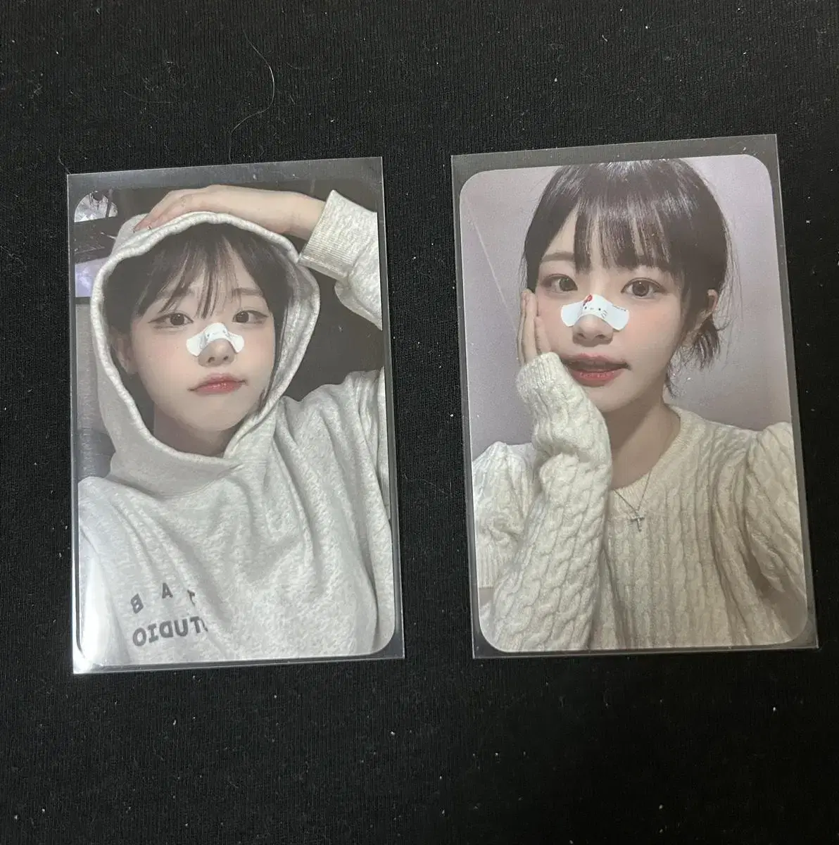 qwer qwer chodan magenta hina nyang nyang nyang siyeon band-aid photocard sells