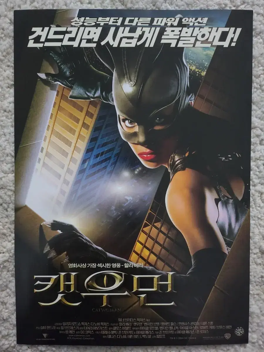 Movie Pamphlet Movie Flyer Catwoman