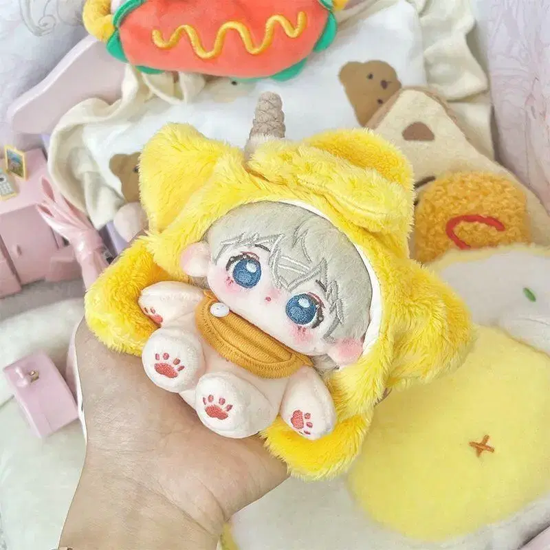 귀여움 상승템 10cm 노란별 인형옷