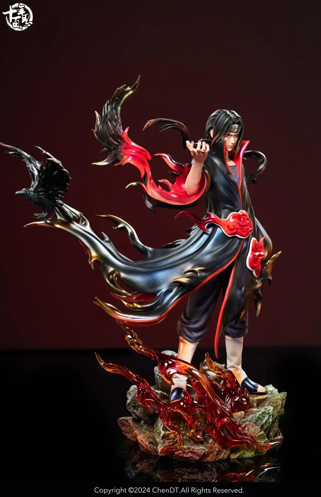 Ten Years Old Caucasian SNBR Itachi Generic Naruto Resin Statue