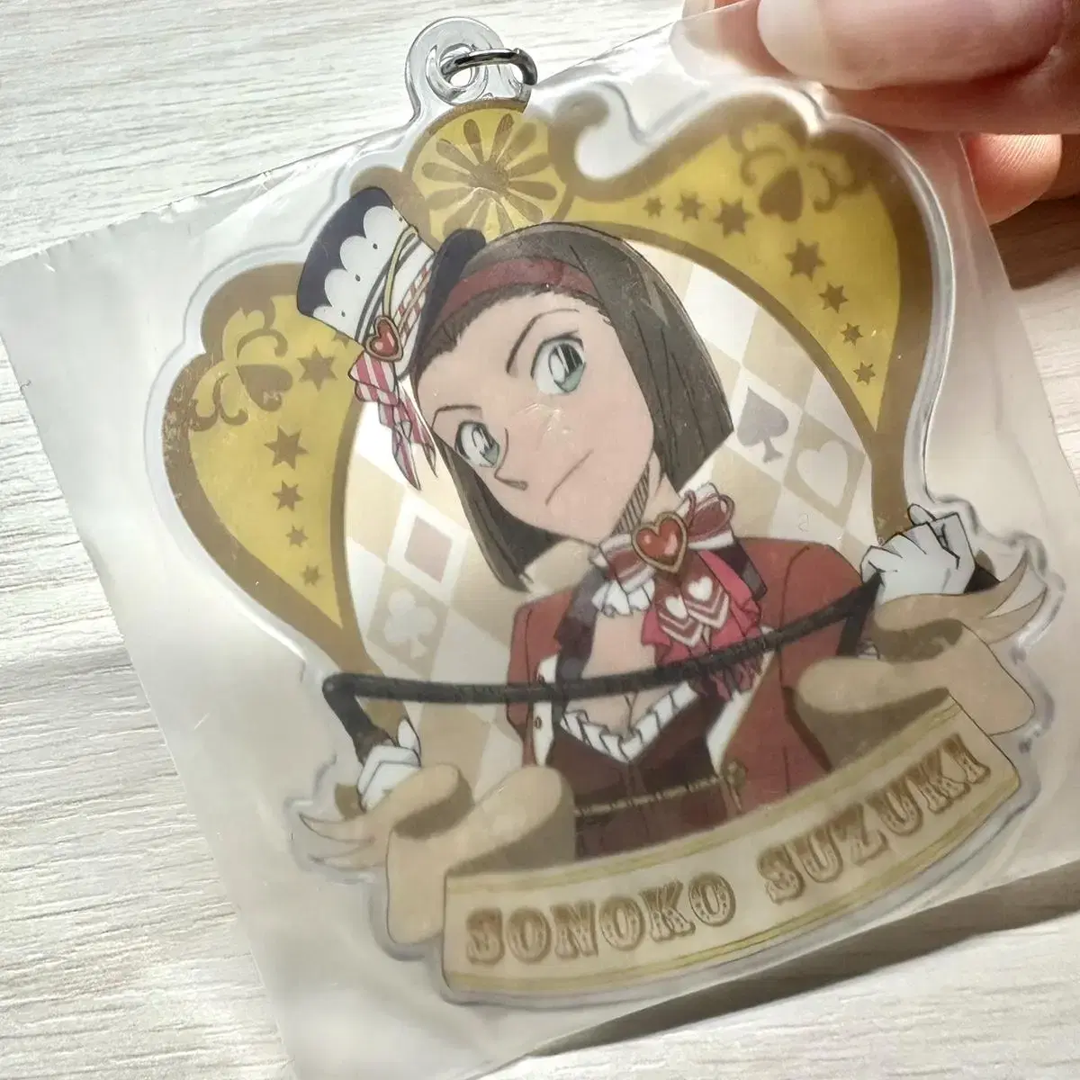 Conan bora Sonoko Suzuki Soft Clear acrylic Keyring