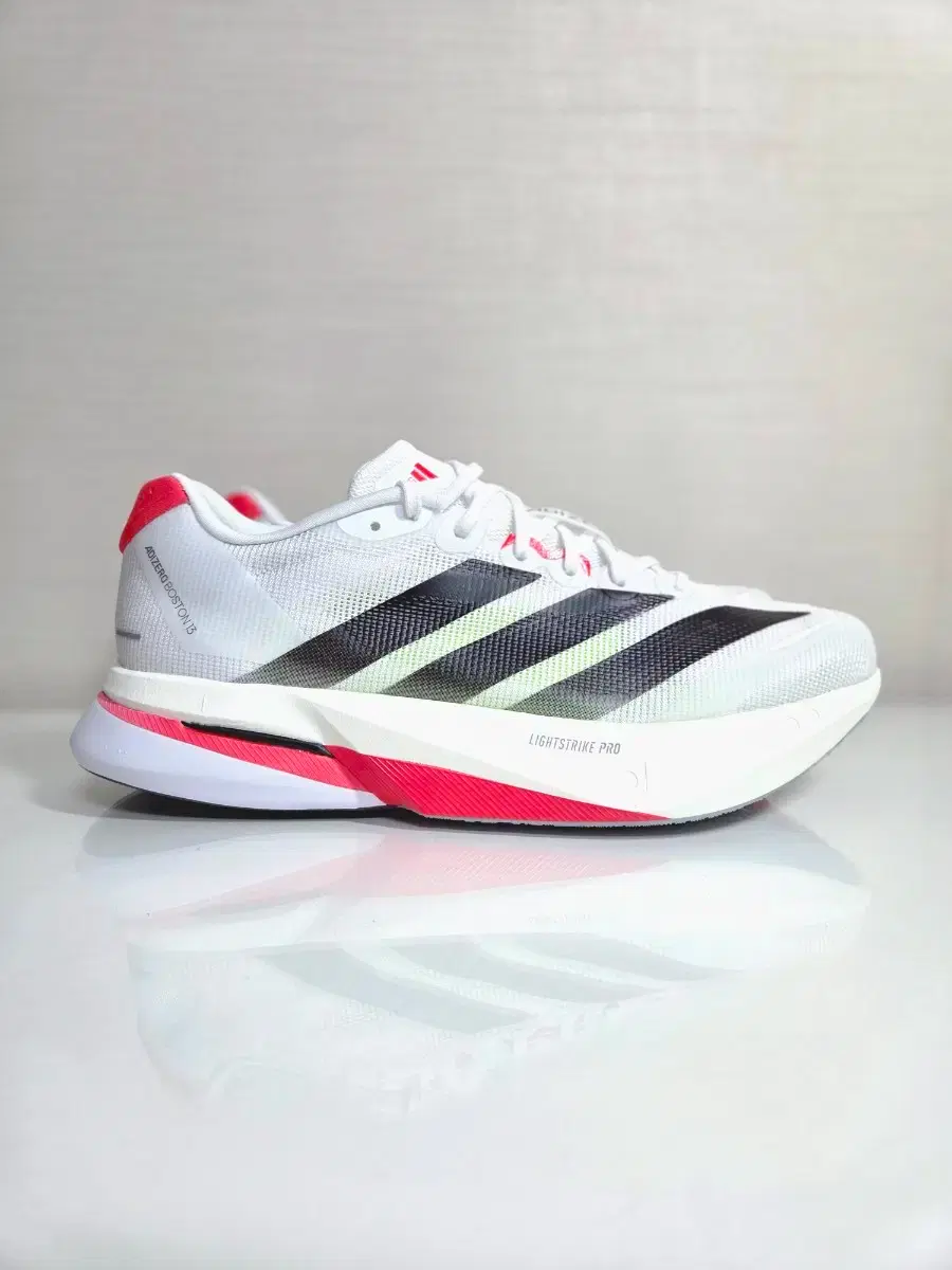Adidas Adizero Boston Running Shoes White Crimson