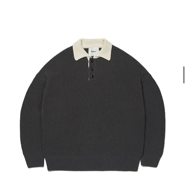 Heavy Cotton Rugby Knit Charcoal L