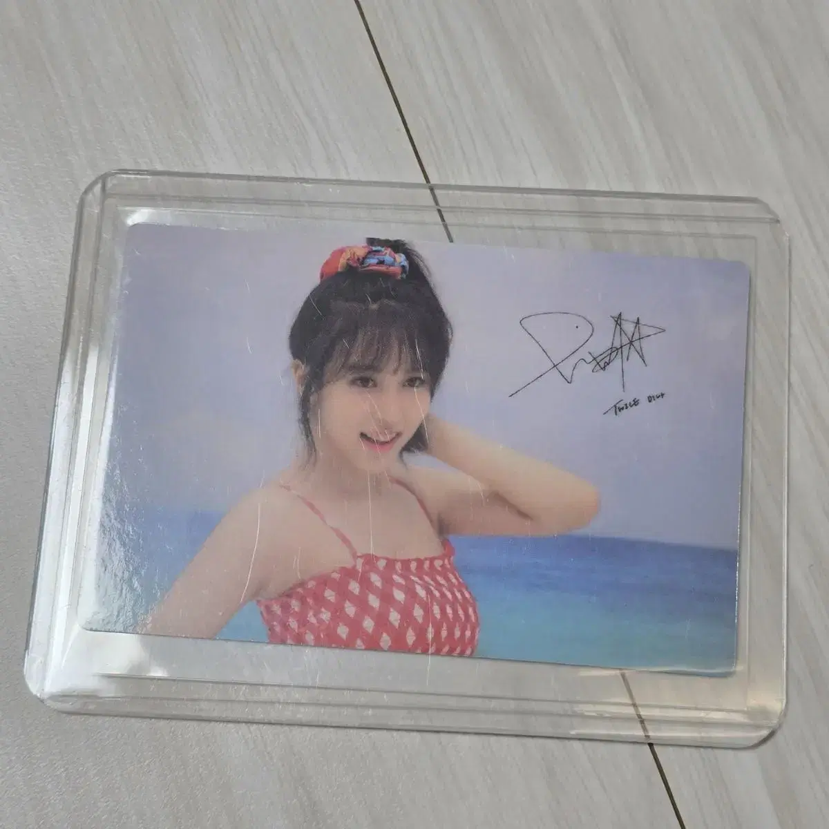 Mina broadcast photocard photocard danna danna danna