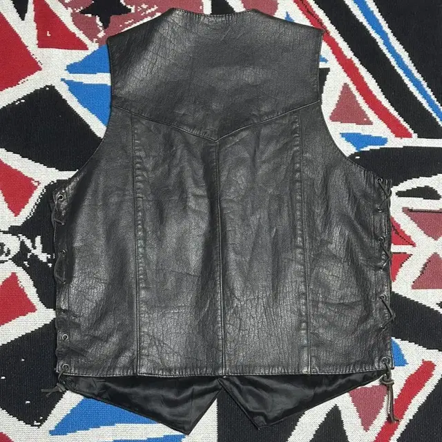 Vintage western leather vest