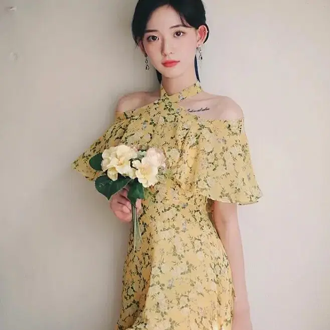 밀크코코아원피스 amelie dress lemon flower