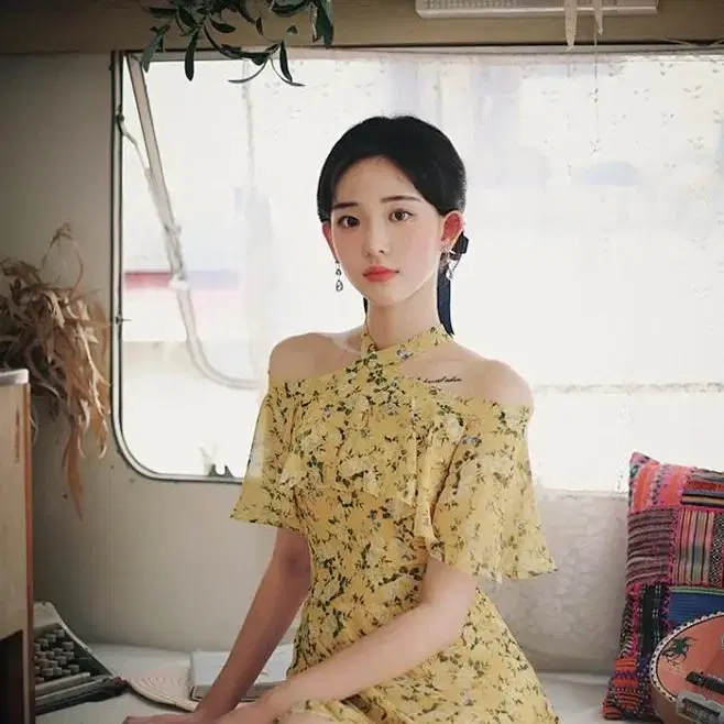 밀크코코아원피스 amelie dress lemon flower