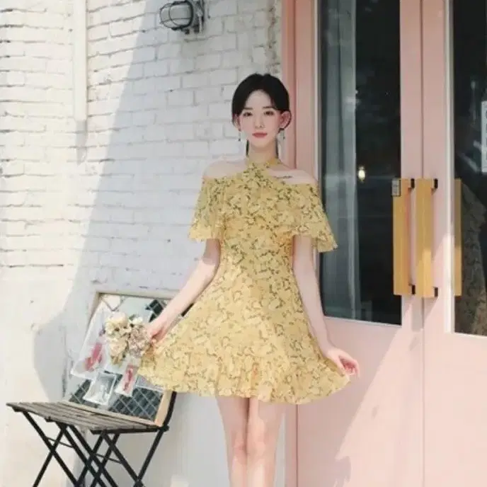 밀크코코아원피스 amelie dress lemon flower