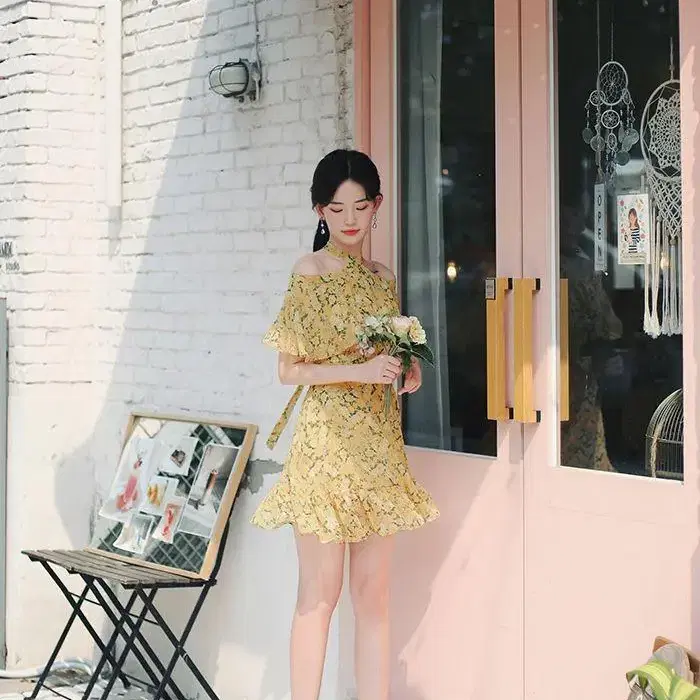 밀크코코아원피스 amelie dress lemon flower