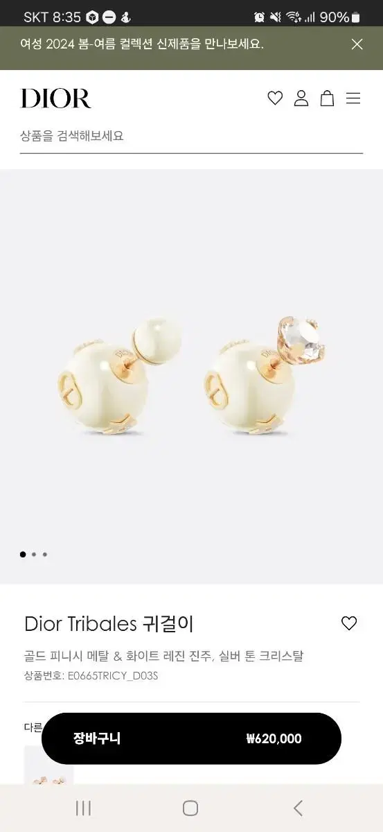 Dior earrings