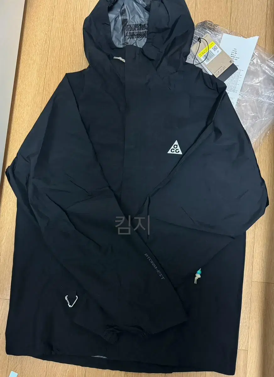 Nike ACG Stormfit ADV Cascade Rain Full Zip Jacket Black Size Small