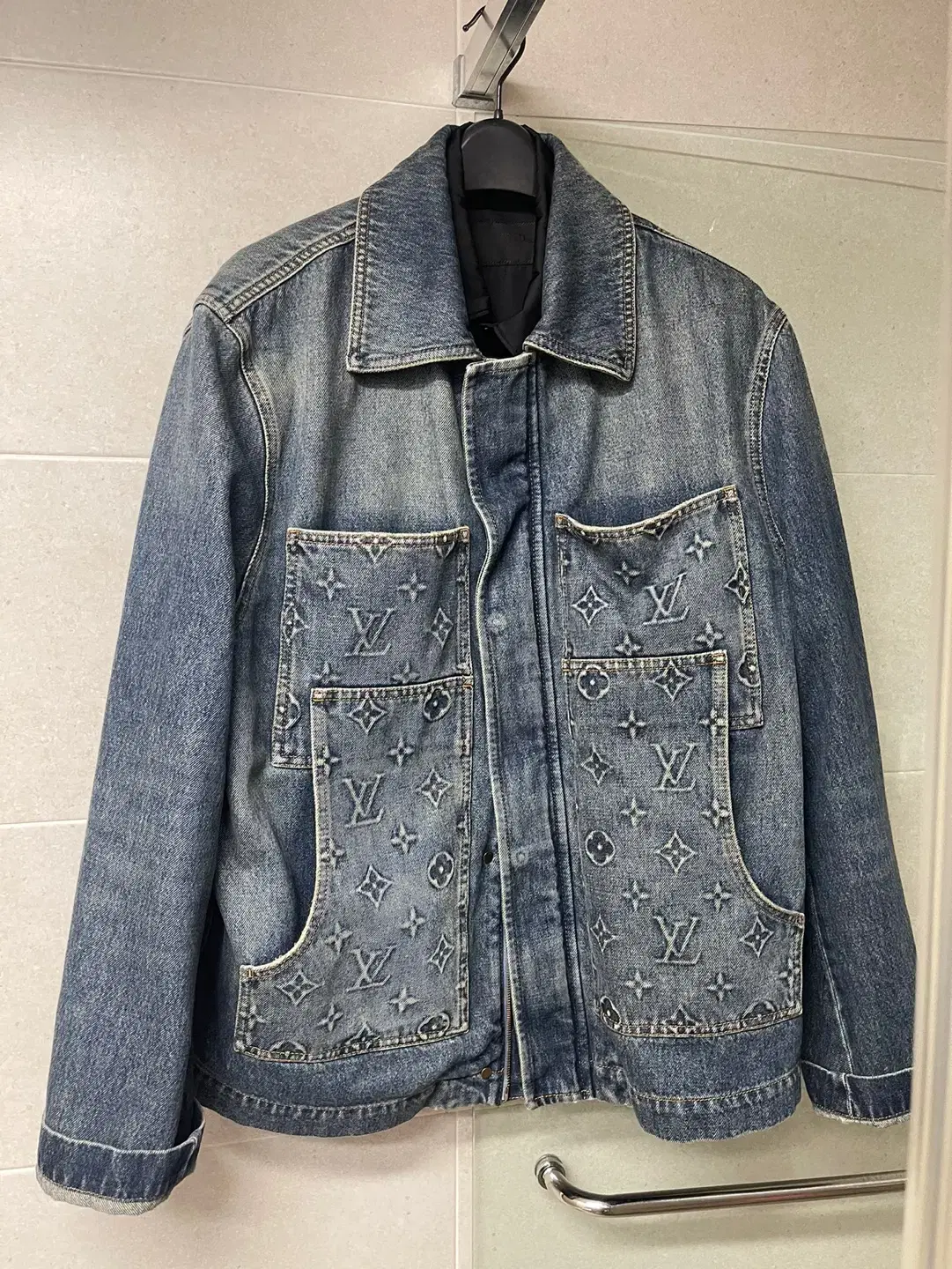 [52] Louis Vuitton Carpenter Denim Jacket Workwear Jacket Jeans Jacket