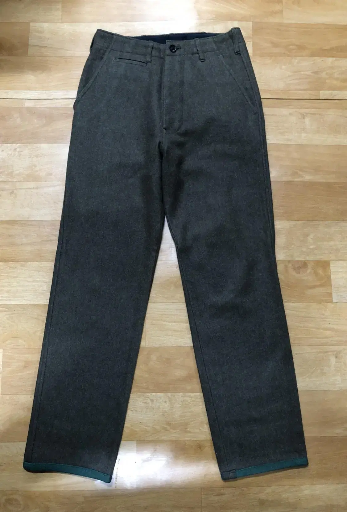 MASAKI MATSUSHIMA-HOMME Melton wool pants (size 1)