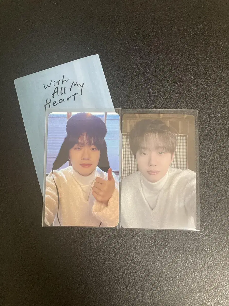 HaHyunSang photocard sells in bulk (first con entry photocard, WITH ALL MY HEART)