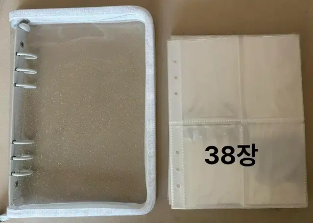 와우샵 a5 6공 바인더 + 양면 바인더 속지 38장