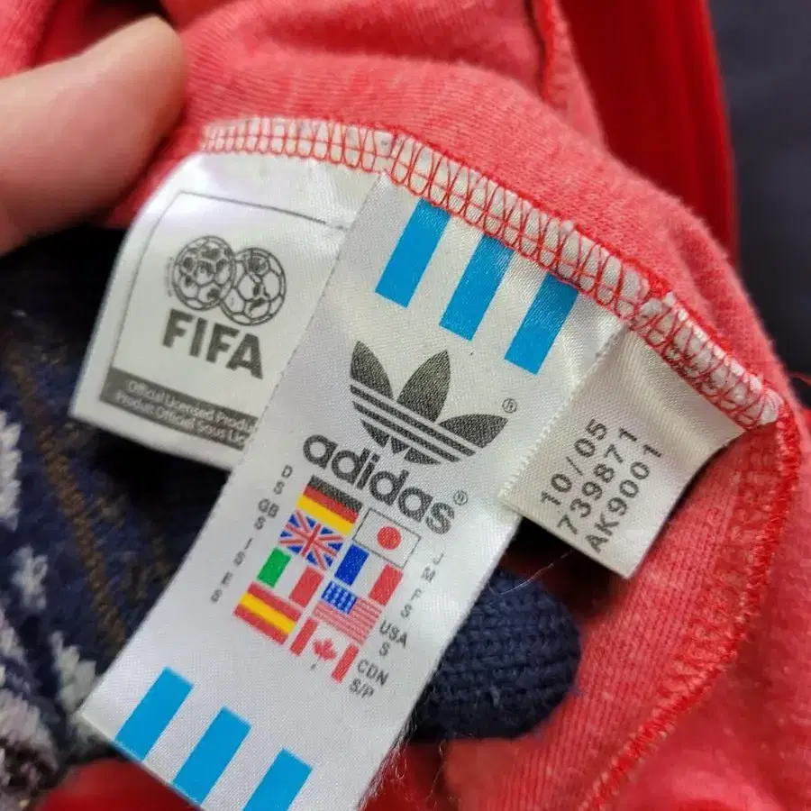 Adidas 영국 트랙탑 저지