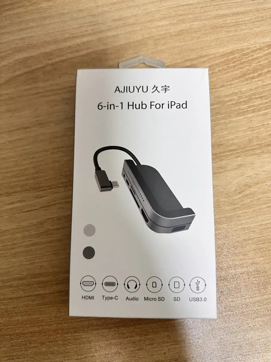 AJIUYU 6in1 hub for ipad