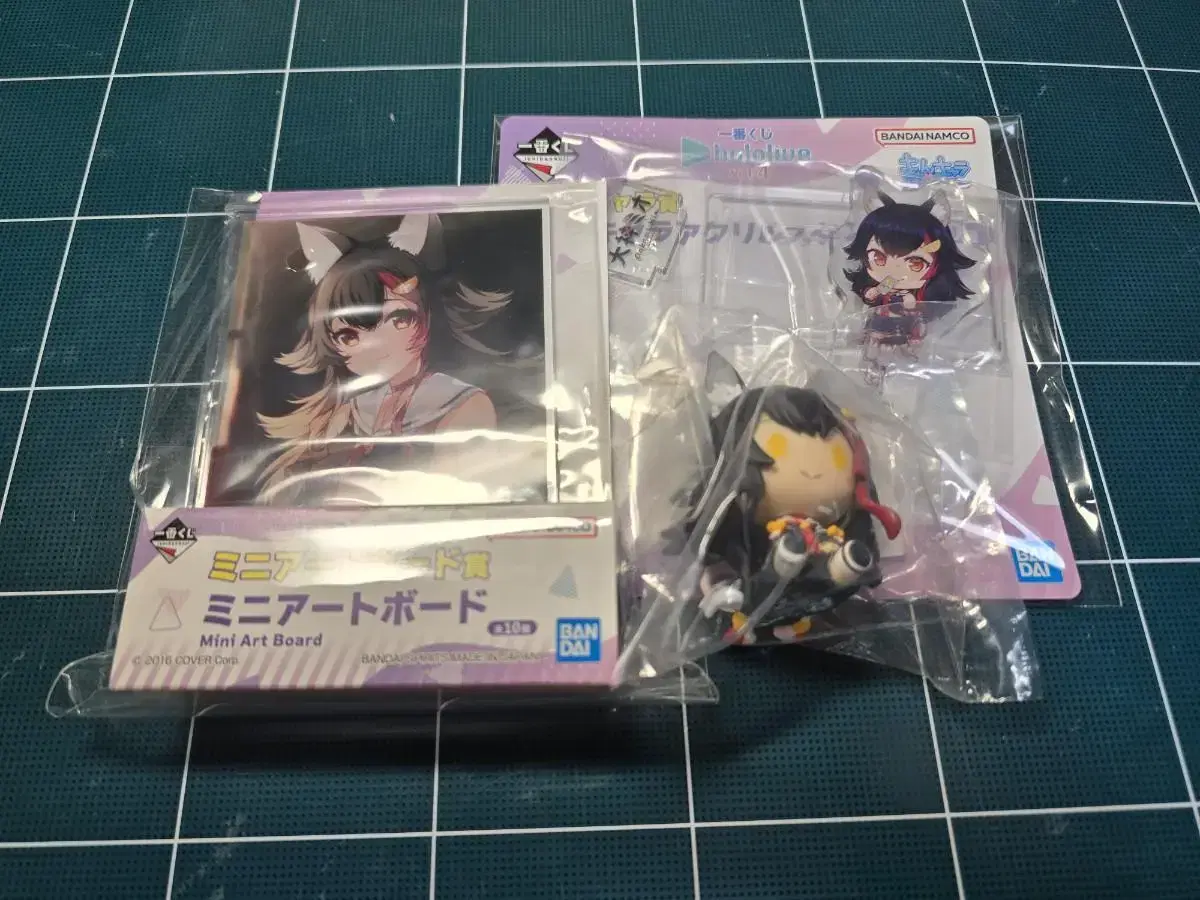 HoloLive Ichibankuji 4th Ookami Mio 3-piece set Chokonoko acrylic