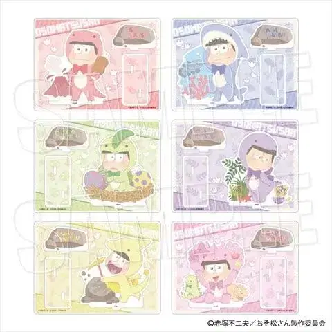 Limited edition) Osomatsu statue Dinosaur Matsu Cafe collaboration limited edition acrylic stand