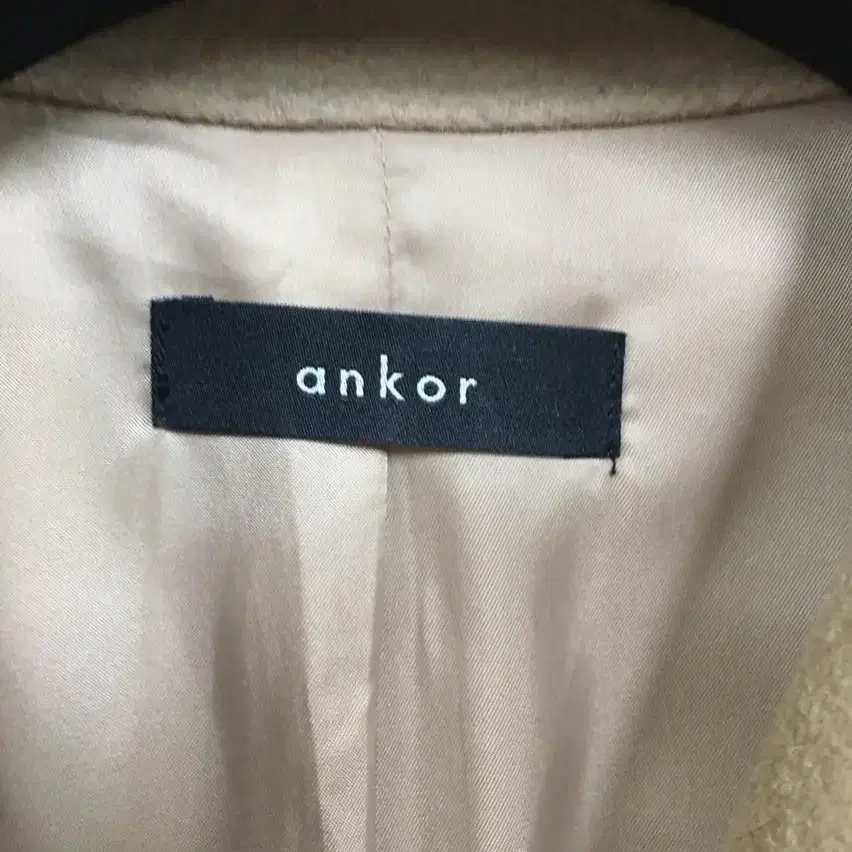 ankor 울100% 핸드메이드 롱코트