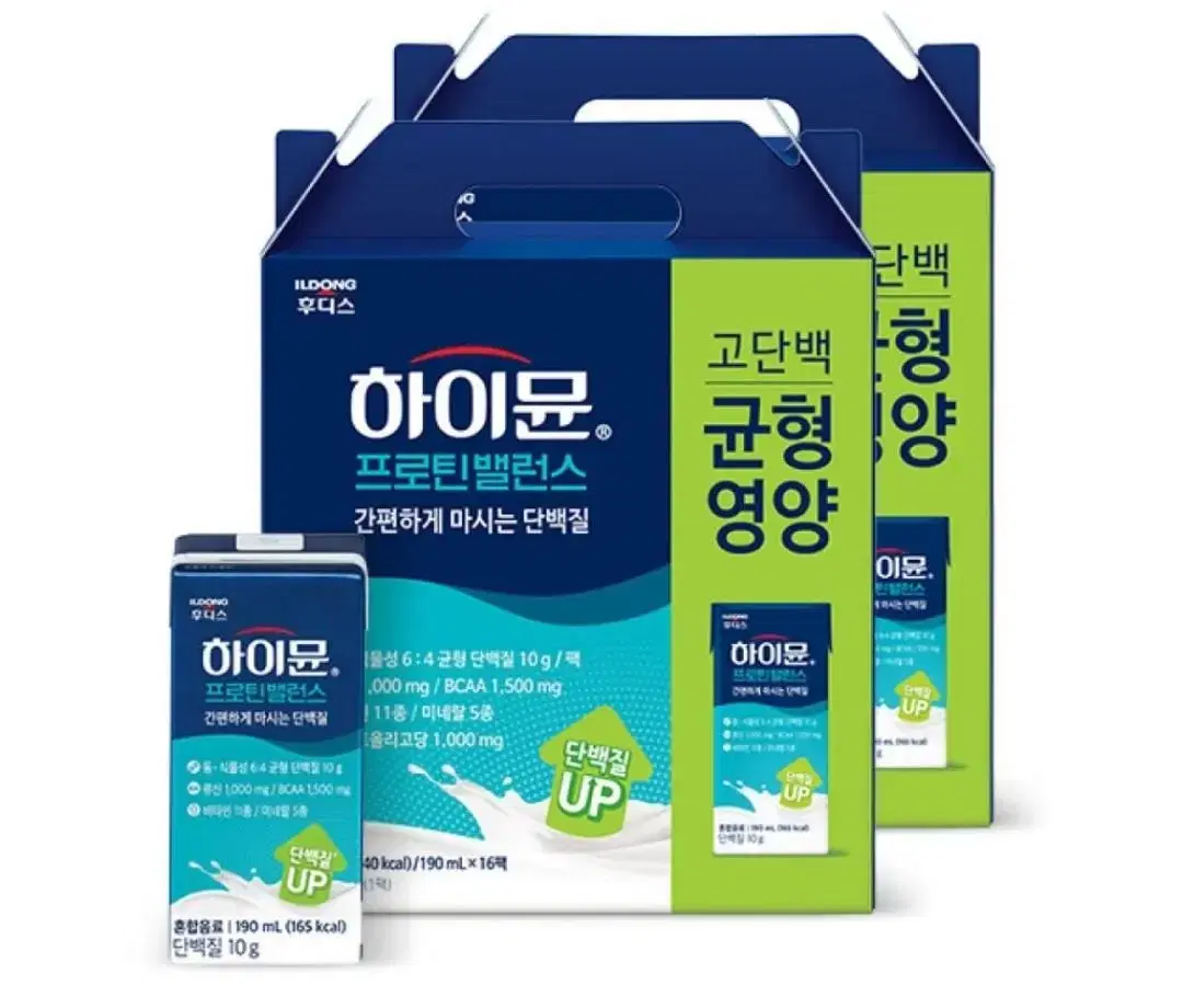 하이뮨 프로틴 밸런스 음료 190ml 32개 마시는 단백질