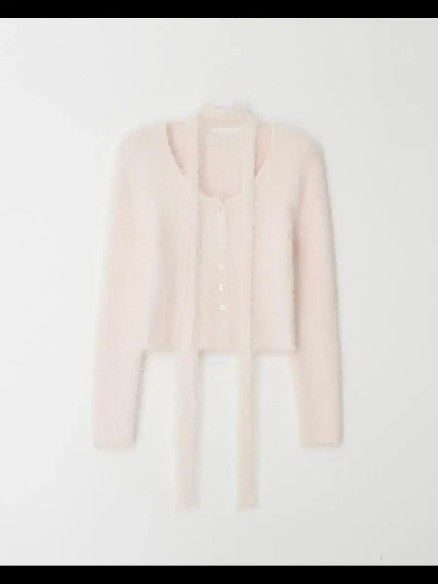 LEEDS liz winter Base Cardigan Pink