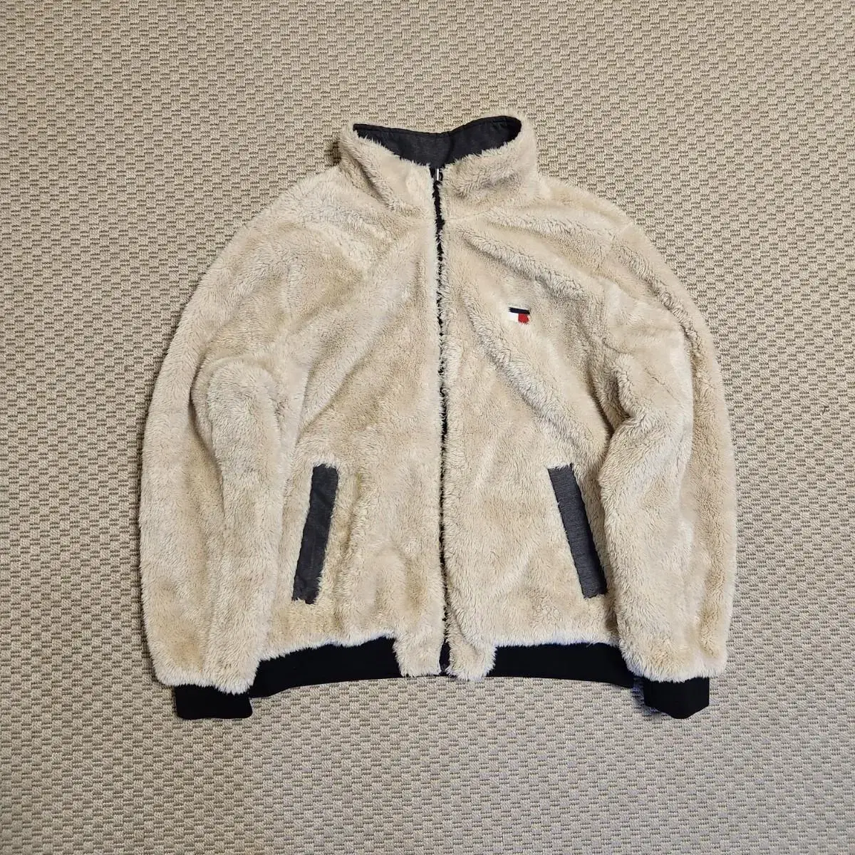 Tommy Reversible Fleece Jacket L