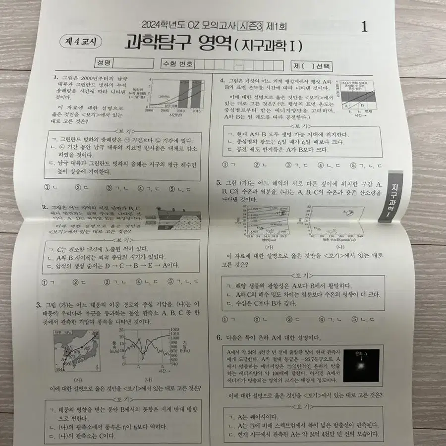 2024학년도 오지훈 OZ 모의고사 시즌3 1,2,3,4회