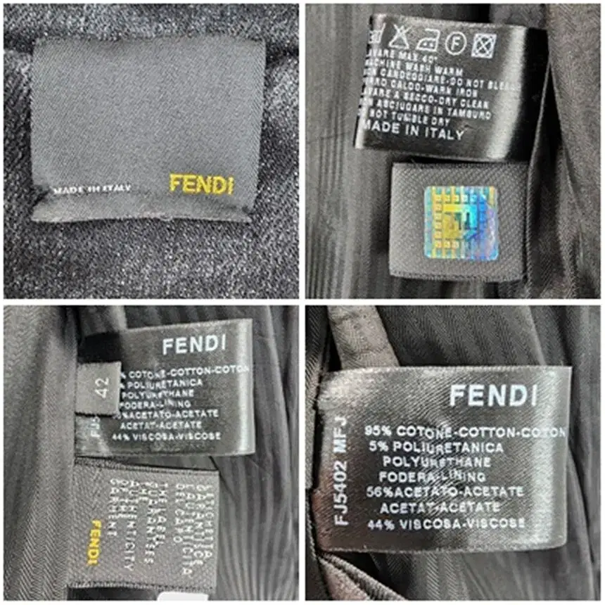 [M] FENDI 펜디 여성 블랙 데님자켓