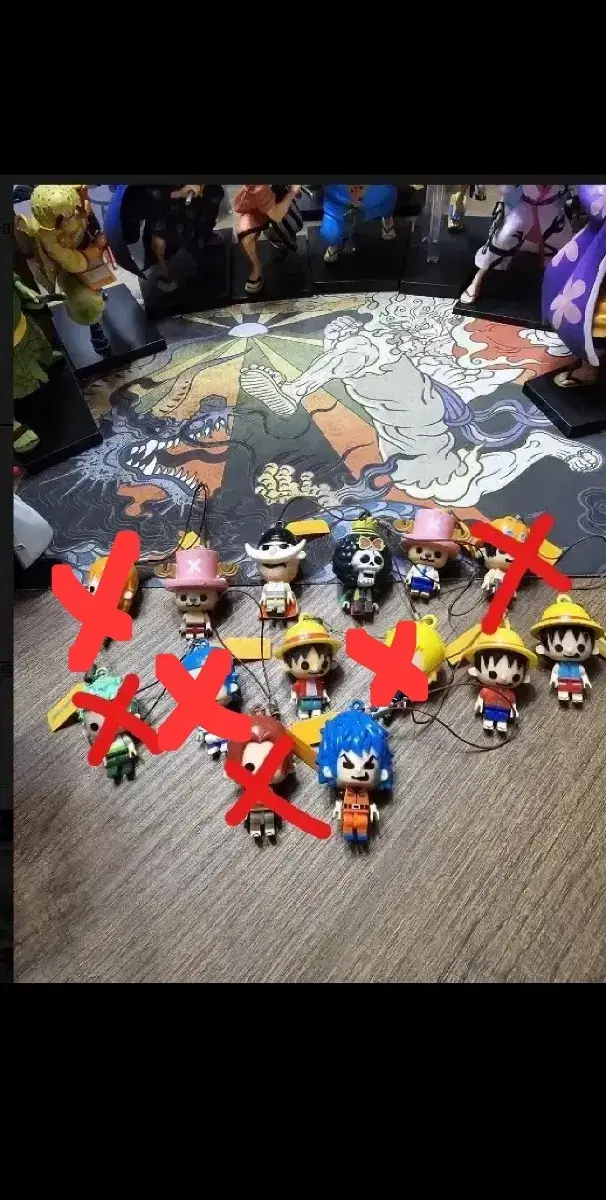 ONEPIECE FANSOUNDS unsealed keyring Strap Gacha Figures Price per Figure