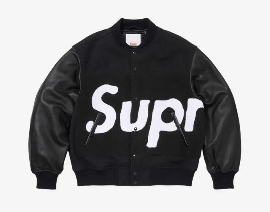 Supreme Varsity Jacket Black M