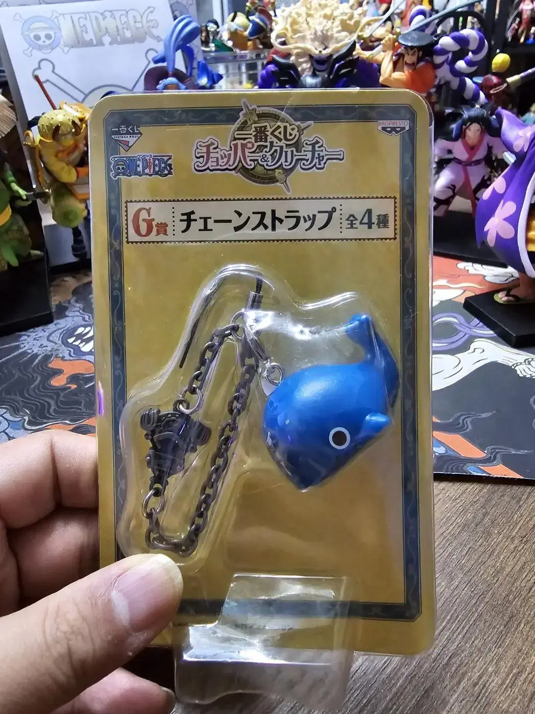 ONEPIECE First Lottery G Prize Rabun keyring Strap Figure Unsealed