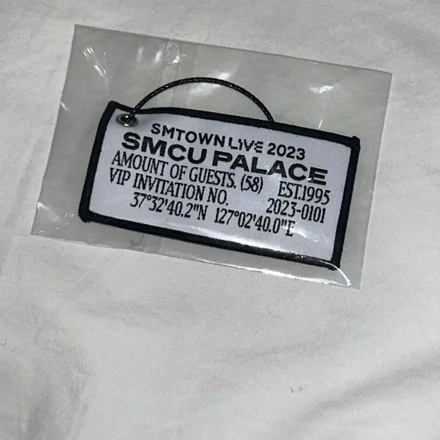 미개봉 ] smcu smtown 라이브 2023 웰컴키트 키링