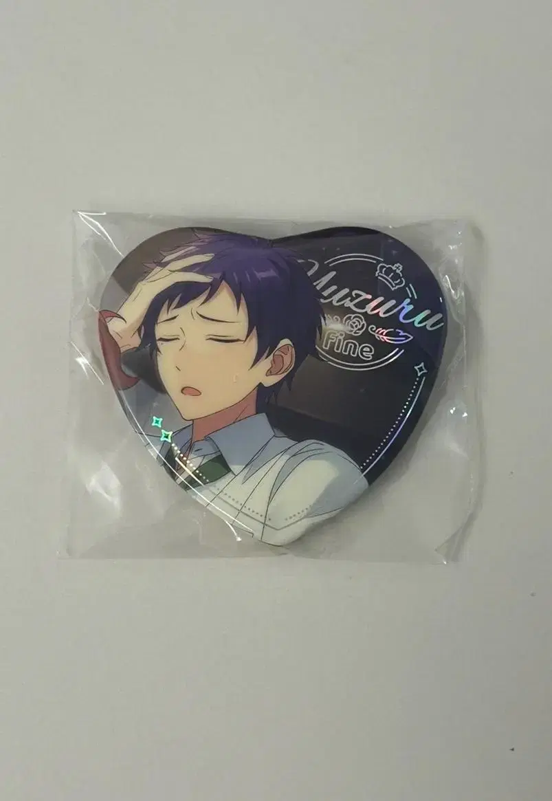 Anstar Yuzuru Heart Can Badge