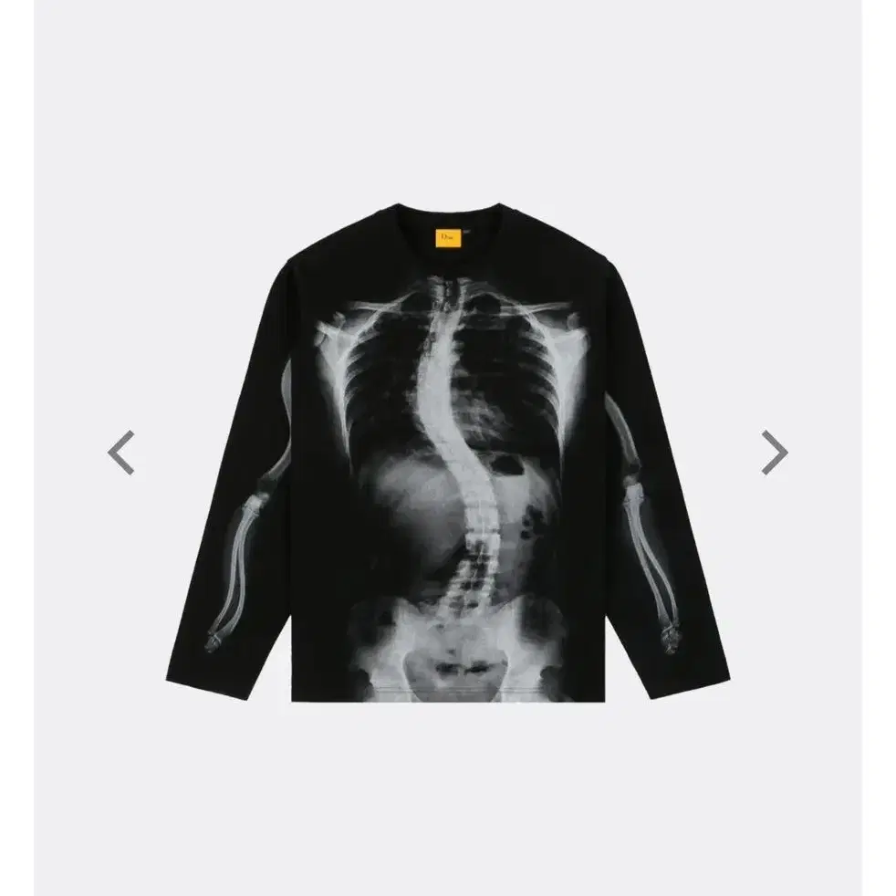 DIME WAVE BONES TERRY LS SHIRT-BLACK