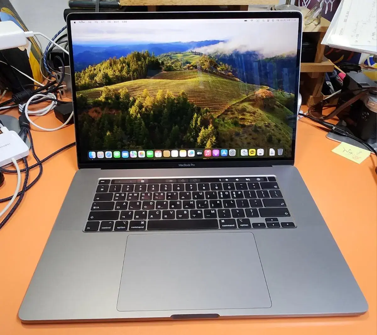 멕북프로 2019년, 인텔 i7, ram 16G, ssd 512