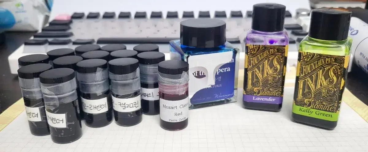 Diamine fountain pen dip pen ink small bottle