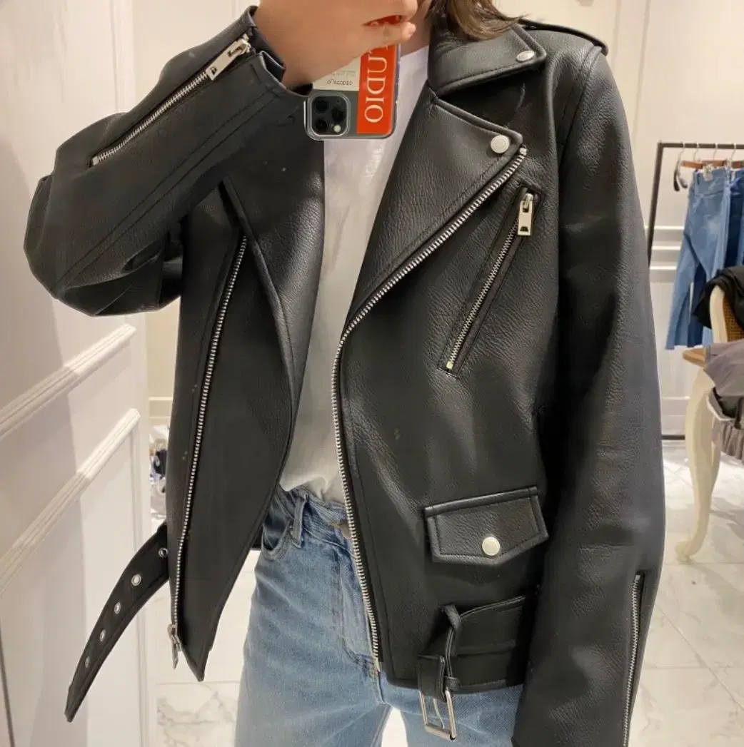 [Rider Jacket] Unisex M (95) size