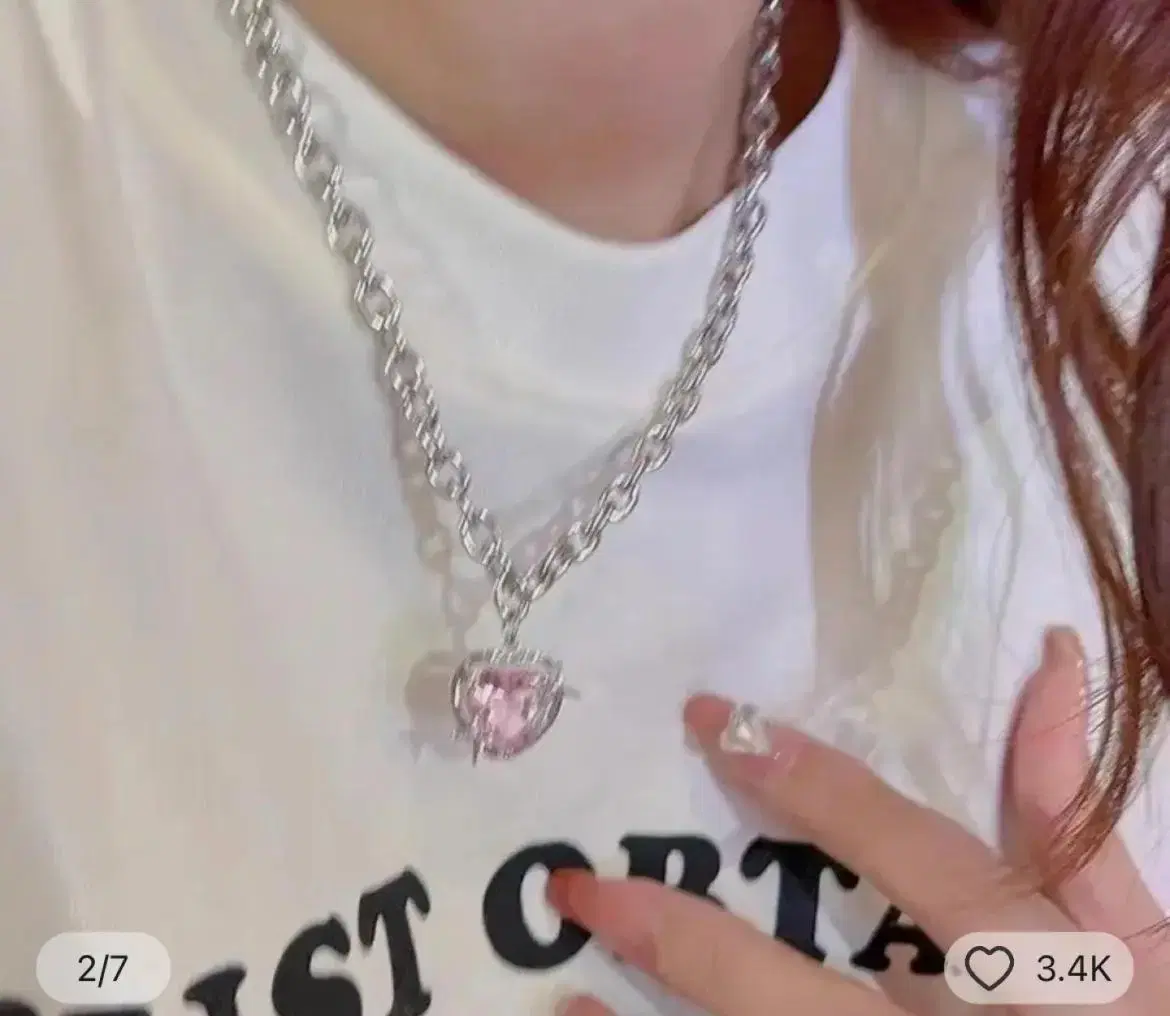 Y2K sentimental heart necklace for sale