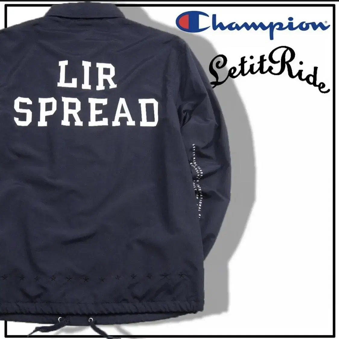 Champion X Let it Ride 일본 별주 자켓 L 팝니다