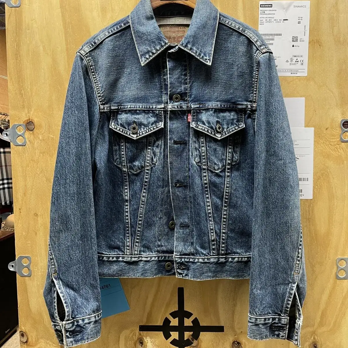 vintage levis 데님자켓 g쟌