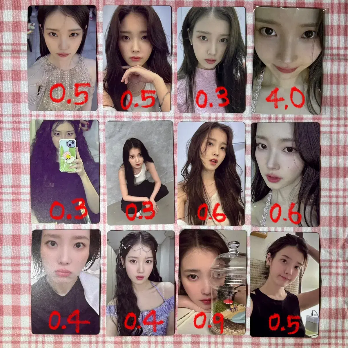 IU md album photocard Various