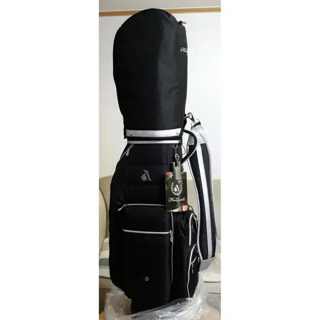 Women's YONEX Golf Full Set Golf Bag Boston Bag Bag 2-Piece Set Black...