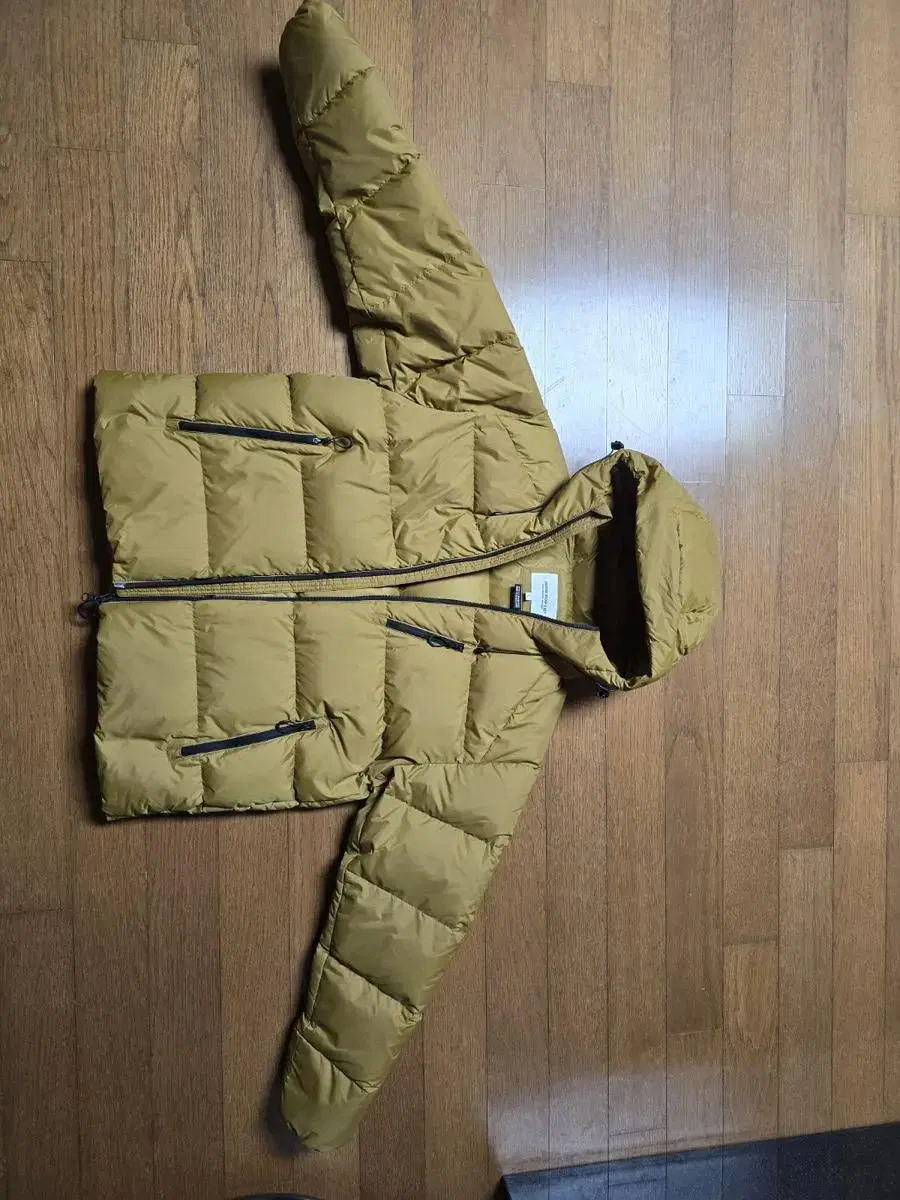 유니폼브릿지 3pocket hood down parka mustard