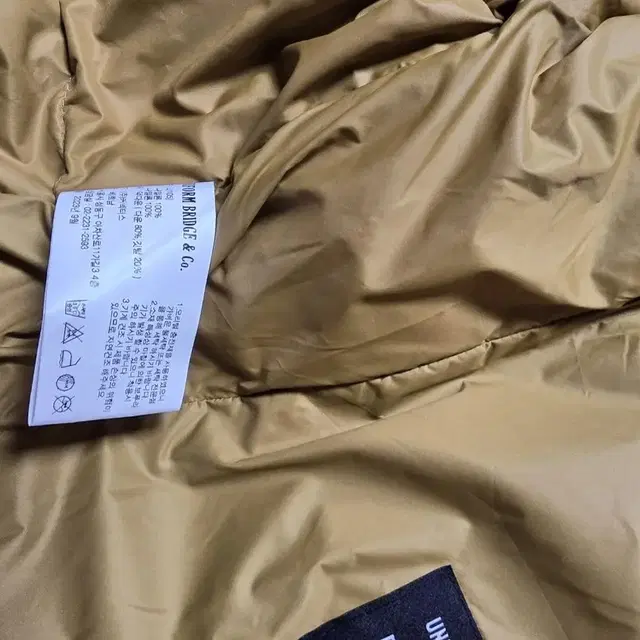 유니폼브릿지 3pocket hood down parka mustard