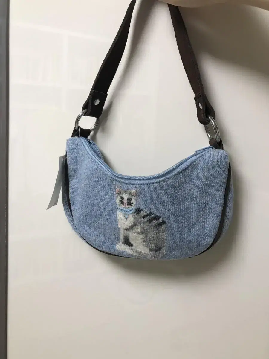 GAP Gap Vintage Knit Cat Shoulder Bag Handbag Y2K