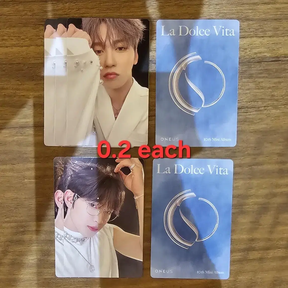 Oneus La Dolce Vita Photocards