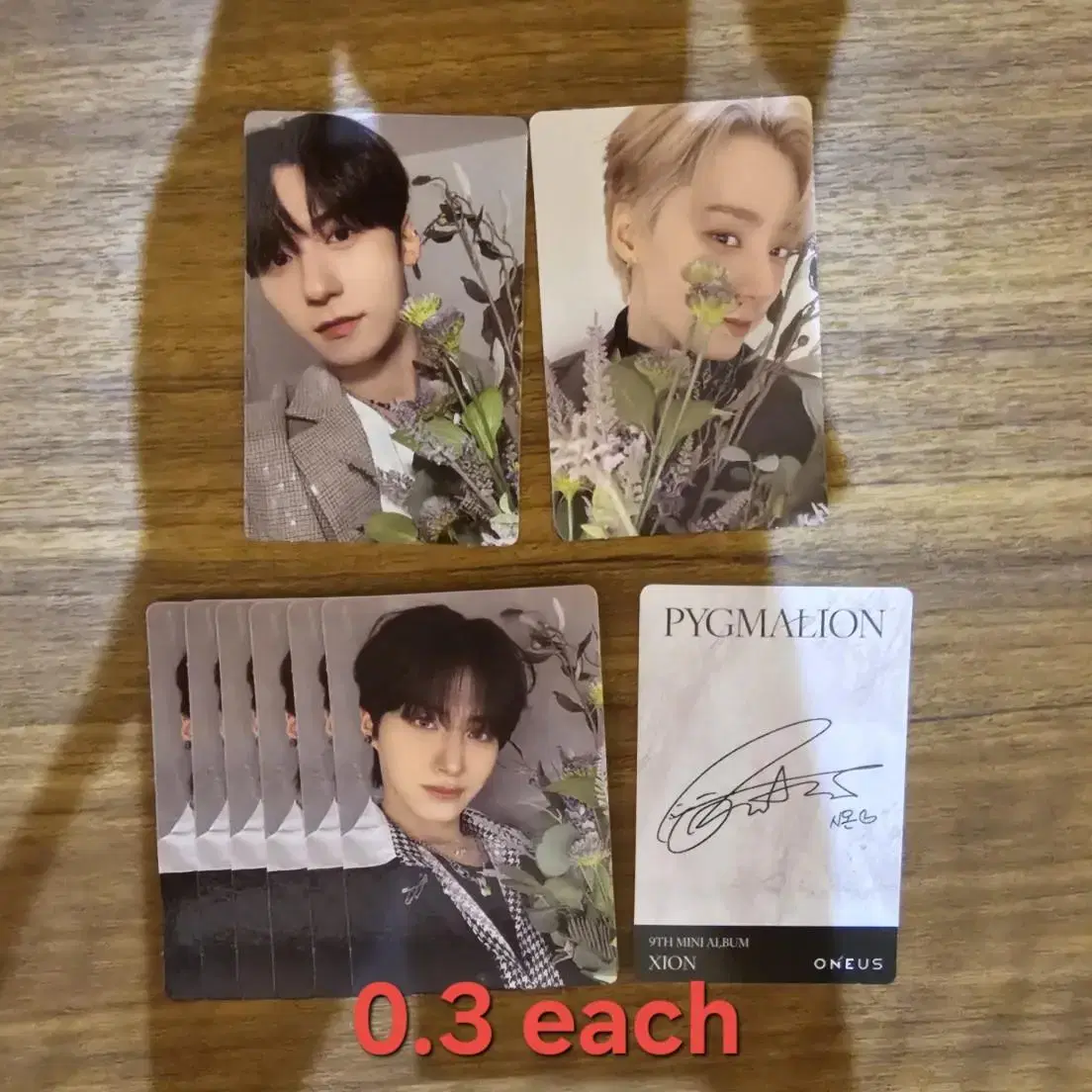 Oneus Pygmalion Photocards