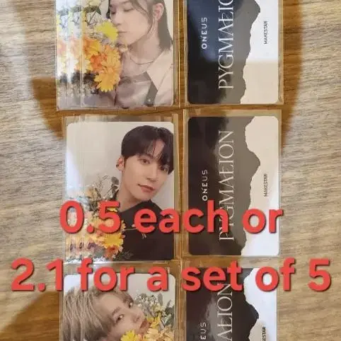 Oneus Pygmalion Photocards