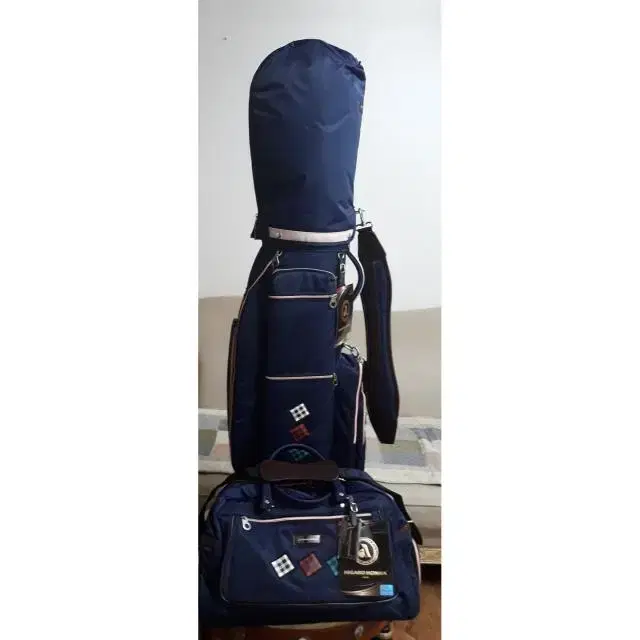 Women's Yonex golf clubs full set golf bag Boston bag 2 ultramarine blue Honma.